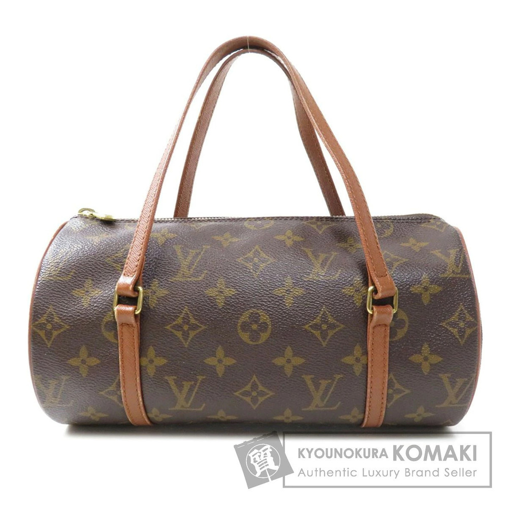 Louis Vuitton Papillon Top Handle Bag Monogram Canvas Brown